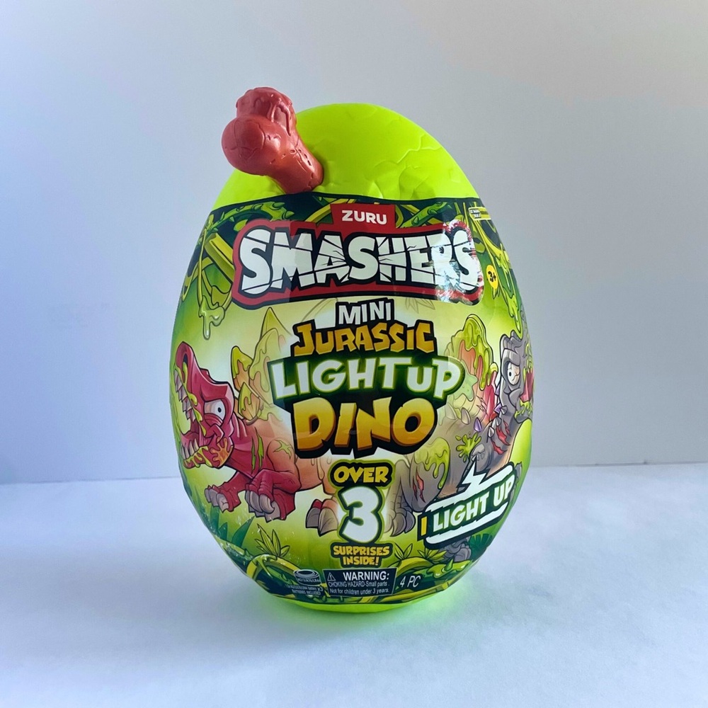 ZURU Smashers Mini Light Up Dino Red
